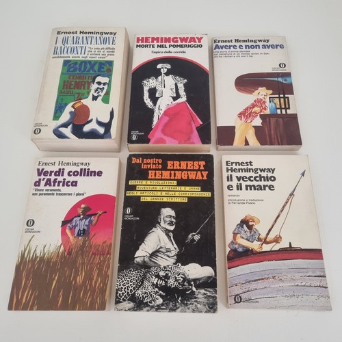Ernest hemingway lotto - hemingway, libri