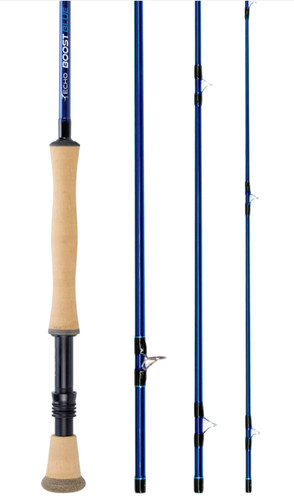 Echo boost blue fly rod - boost, 9'0"