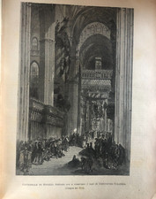 Incisione d'epoca stampa a