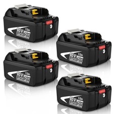 4 pezzi 18V 5000mAh Batteria di ricambio per Batteria 18V per Batteria BL1850B