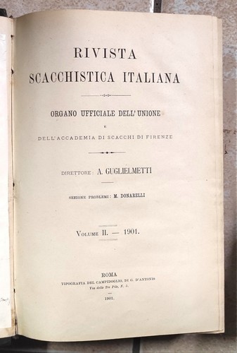 Rivista scacchistica italiana - scacchistica,