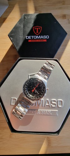 Orologio uomo acciaio - acciaio, detomaso