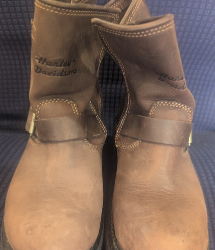 Harley davidson brown leather - harley,