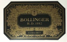 BOLLINGER - ÉTIQUETTE