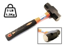 MARTELLO MAZZETTA MAZZUOLA DA MURATORE CON MANICO IN FIBRA 1,3 KG ( 3 LB )