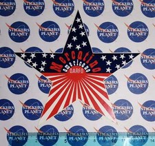 ADESIVO STICKER VINTAGE AUTOCOLLANT MERCATINO AMERICANO DARFO ANNI '80 