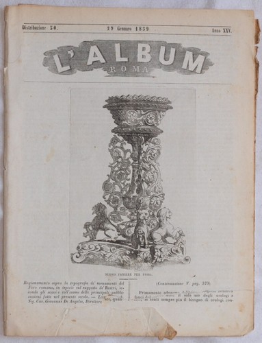 Album roma 1859 avorio - 1859, da