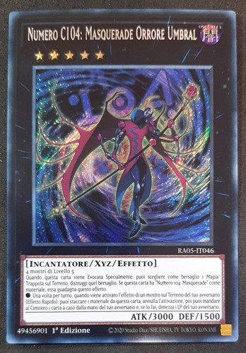 Numero c104 masquerade orrore - c104,