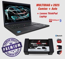 DIAGNOSI AUTO PROFESSIONALE MULTIMARCA 2025 +  PC PORTATILE LENOVO THINKPAD