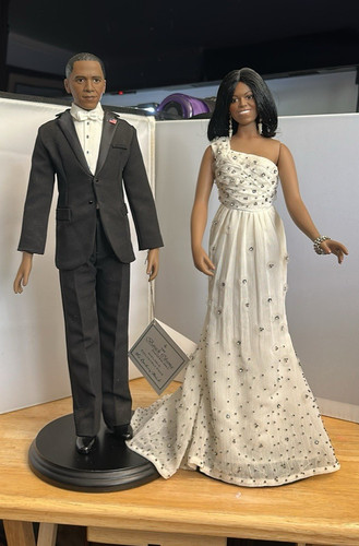 Set bambole barack michelle - set,