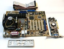 ASUS P4PE REV.1.03, SCHEDA MADRE, CPU PENTIUM 4 2.40GHZ, RAM 1 GB, SCHEDA VIDEO.