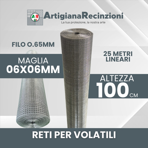Rete per gabbie - per, altezza