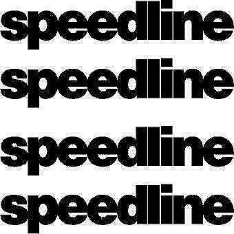 Adesivi logo speedline ruote - 4,
