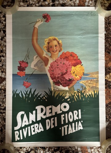 Poster pubblicitario sanremo - pubblicitario, /