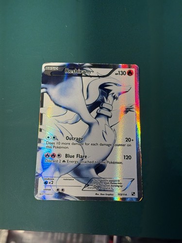 Pokemon tcg reshiram 113 114 - tcg,