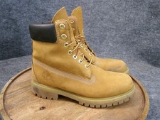 Stivali da combattimento Timberland Classic 6" Premium Wheat Nubuck da uomo taglia 6,5 M 10061