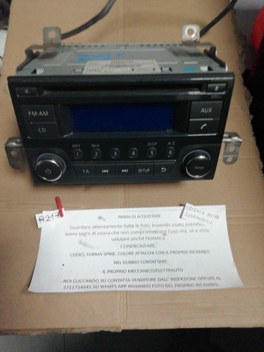 Autoradio per nissan note - nissan,