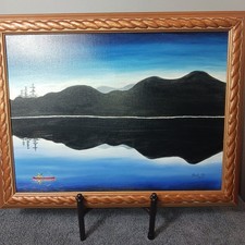 Quadro vintage artista - quadro,