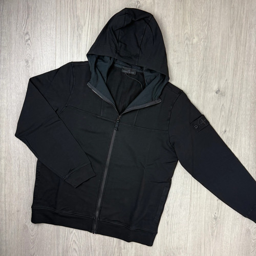 Felpa con cappuccio zip - con,