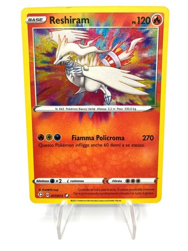 Carta pokemon reshiram set - reshiram,