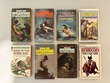 8 Vintage Edgar Rice Burroughs