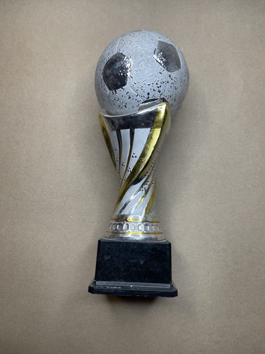 Grande pallone calcio oro - da, e