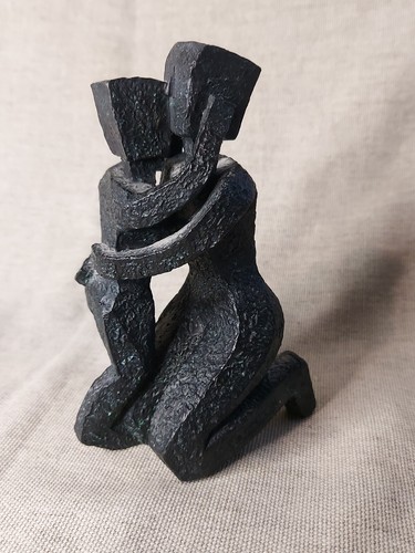 Statua cubista madre figlio - statua,