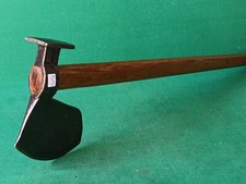 ANTICA RARA VECCHIA ACCETTA ASCIA SCURE IN FERRO BATTUTO E FORGIATO. CO57