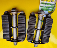 COPPIA PEDALI VINTAGE BICI TOURING ASTA FRENI PEDALI BICI VINTAGE