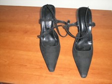 Scarpe donna Max Mara n. 40 nere scamosciate usate pochissimo