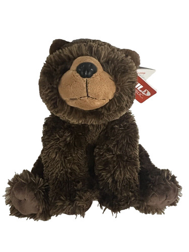 Peluche orso grizzly marrone - peluche,