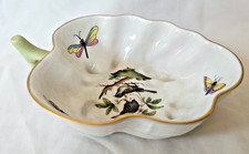 SPLENDIDO PIATTO MODELLO UCCELLINO HEREND ROTHSCHILD