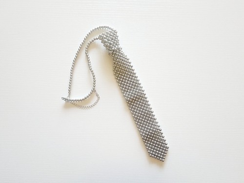 Cravatta royal silver - cravatta, perle
