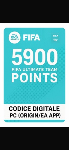 Fifa points 5900 - 5900, codice