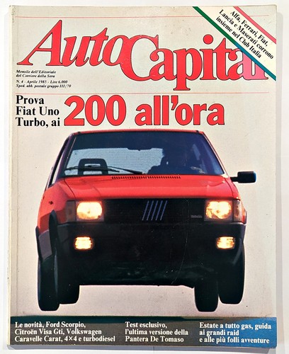 Autocapital aprile 1985 - autocapital,