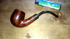 PIPA FUMATA-SAVINELLI EXTRA-6005-MIGNON-OTTIMO TIRAGGIO-BILLIARD PIEGAT- VINTAGE