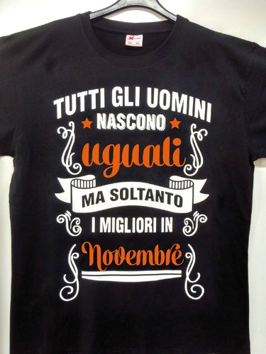 Tshirt compleanno idea - -,