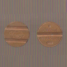 MONETA GETTONE TELEFONICO NUMERAZIONE 7409 SERIE HR GESTORE TELEFONIA ITALIA