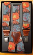 Bretella  con fiori  in 36 mm