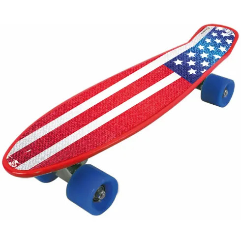 Skateboard 57x15 bandiera usa - skateboard,