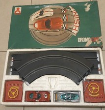 PISTA Polistil DROMOCAR Ref 700 ANNI '60 Con 2 Slot Car Gioco Pista Elettrica 