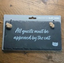 Insegna in ardesia artigianale