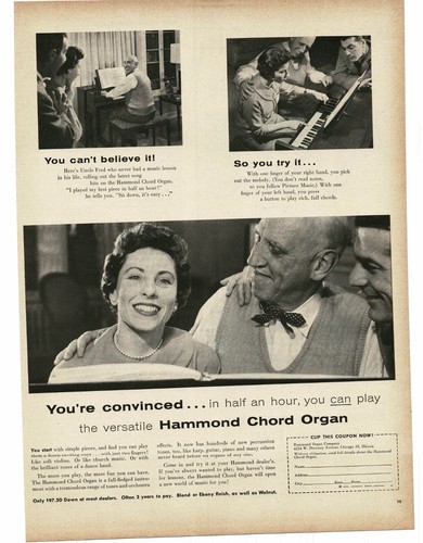 Organo accordi hammond - hammond, 1956