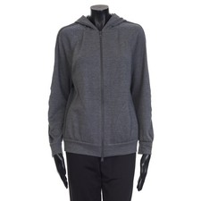 Felpa grigia BRUNELLO CUCINELLI 2250$ - ricamo Monili, cotone e seta
