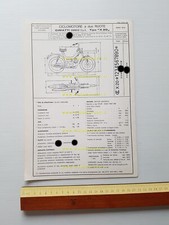 Cimatti 50 X20 tubone 1978 scheda omologazione DGM Facsimile originale
