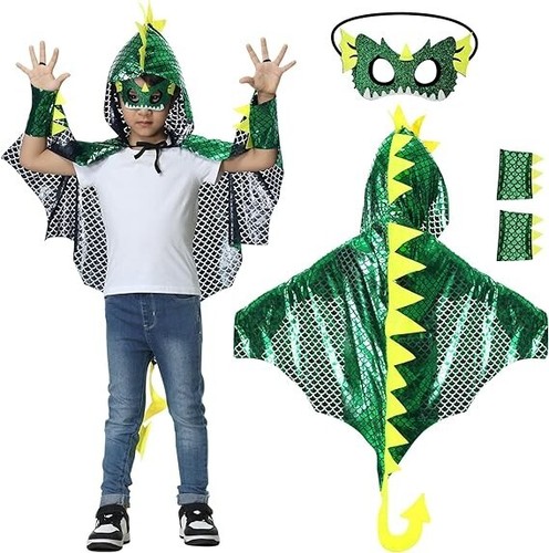 Costume mantello dinosauro