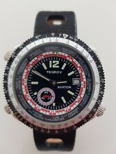 Orologio militare aviazione TEGROV automatico, watch uhr montre reloj
