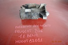 MOTORINO AVVIAMENTO PEGEOUT 206 E 307 1.2 BENZINA COD M000T82081