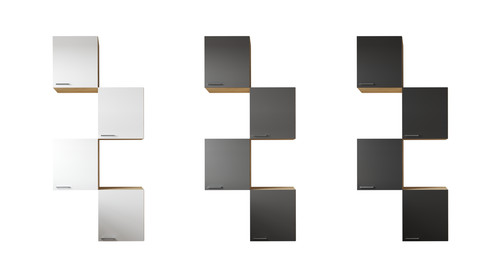 Armadio muro cm - 4x, rovere
