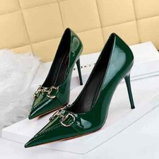 Decolte scarpe donna verde